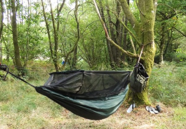 Hammock Camping in the Woods - our most basic accommodation for the gnarly outdoor enthusiast