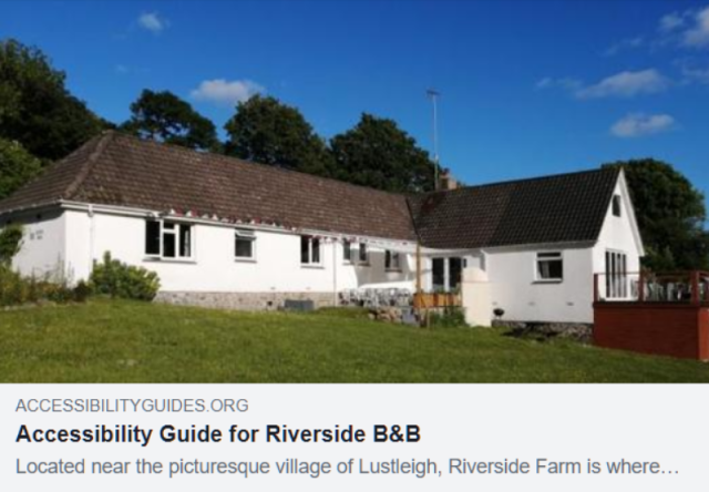 Accessibility Guides - Riverside B&B And Wray Valley Camping