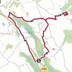 Blackingstone Rock circular walk route map