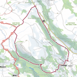 Lustleigh Cleave circular walk route map