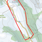 Wray Cleave circular walk route map