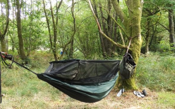 Hammock Camping in the Woods - our most basic accommodation for the gnarly outdoor enthusiast